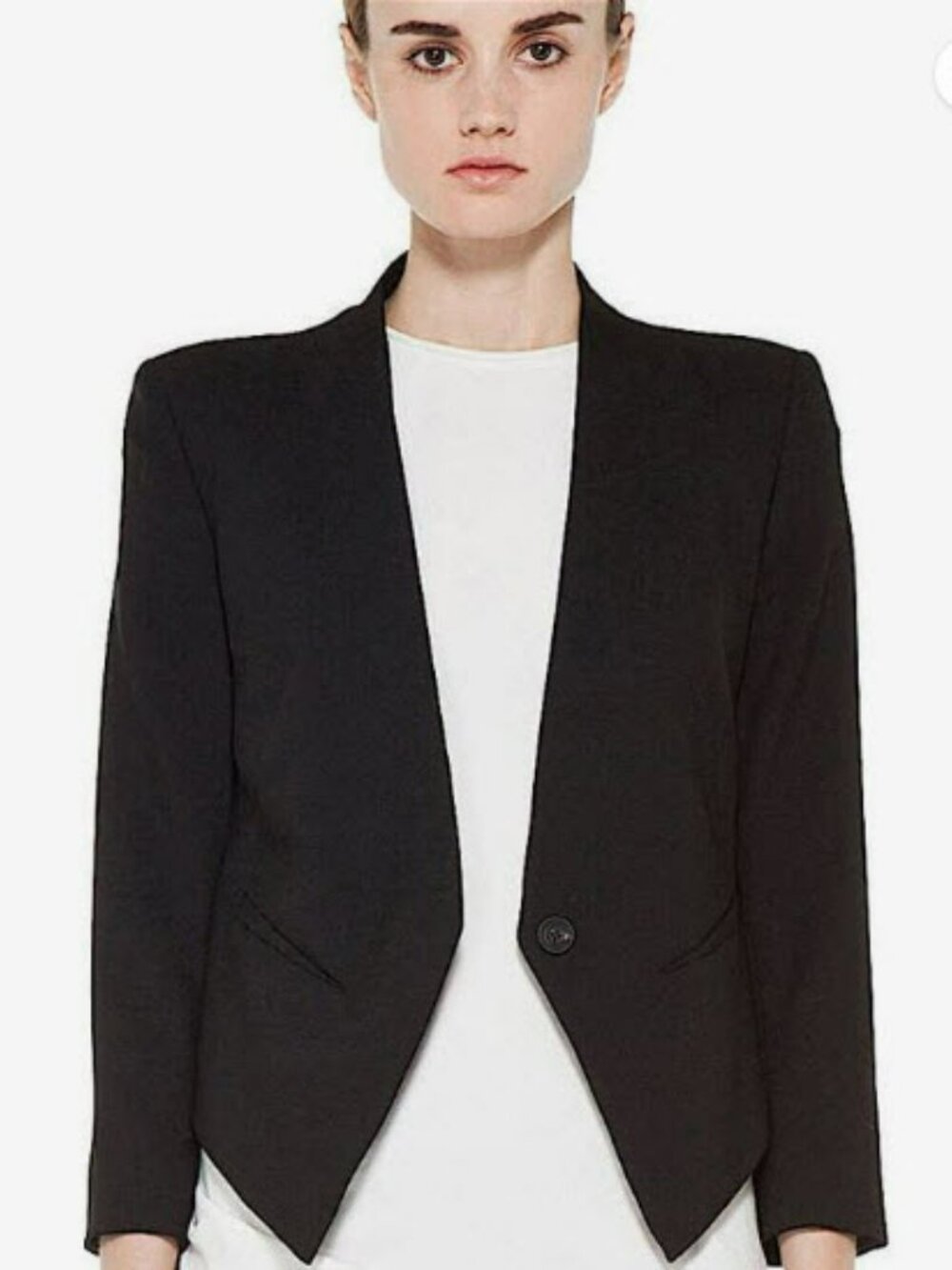 Helmut Lang Smoking Blazer Cropped Jacket Size 2